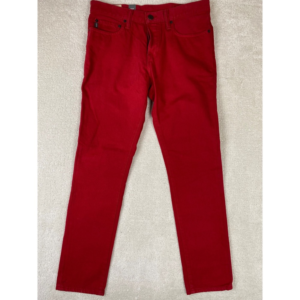 Abercrombie & Fitch Men’s Skinny Jeans — Red
